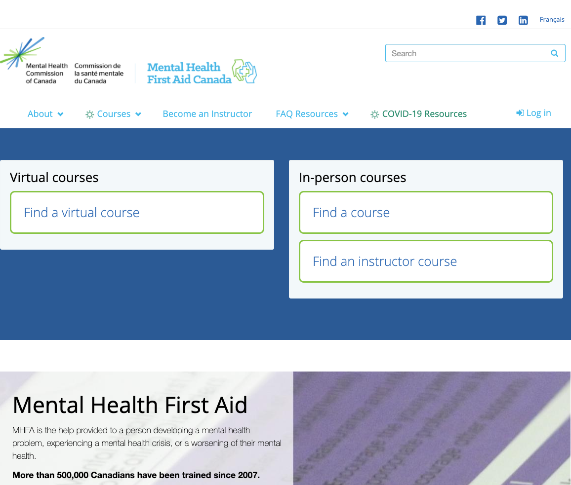 Mental Health First Aid